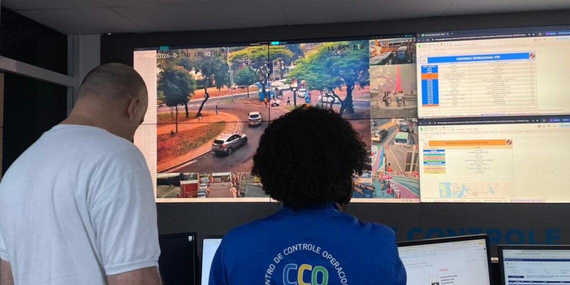 Prefeitura utiliza inteligência artificial e drones para monitorar transporte público durante o Carnaval