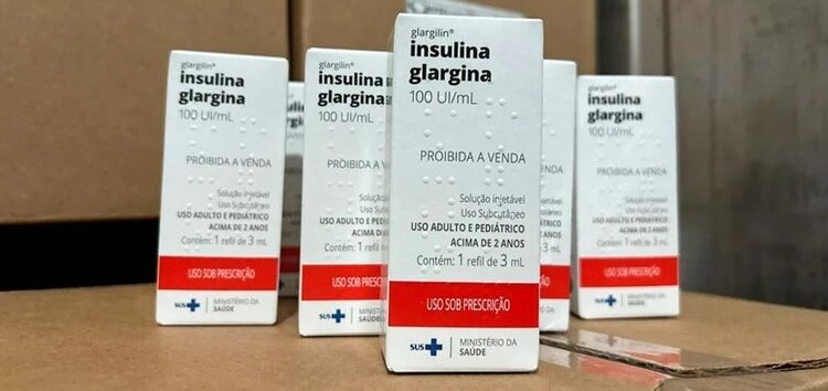 Bahia recebe mais de 30 mil tubetes de insulina glargina para aplicação pelo SUS
